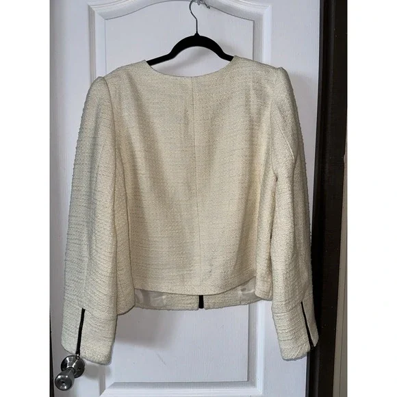 Worthington Tweed Jacket Cropped Puff Sleeve Size XXL - Picture 6 of 8